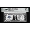 Image 1 : 1928A $1 Funnyback Silver Certificate Note Fr.1601 PMG Gem Uncirculated 65EPQ