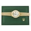 Image 4 : Rolex Men's 18K Yellow Gold Diamond Day Date President Watch With Rolex Box