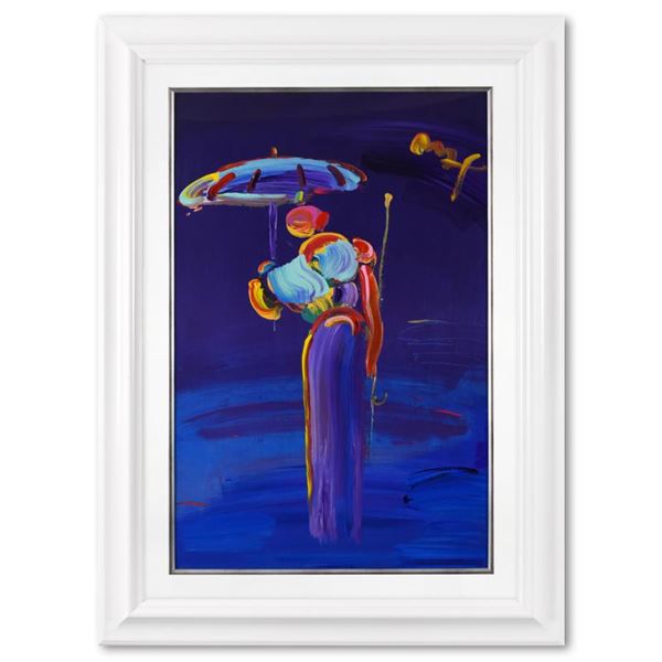 Umbrella Man with Cane by Peter Max