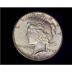 1924 Peace Dollar Uncirculated Condition 1924