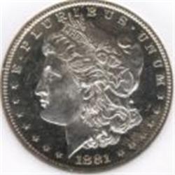 1881-O Morgan Dollar Uncirculated Condition