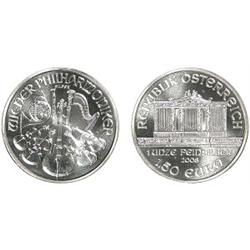2008 Austrian Philharmonic One Ounce Silver 2008