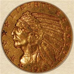 $2.5 Gold Indian Coin NEW Asset Forfeiture /