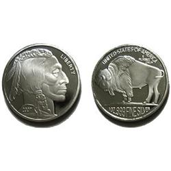 Buffalo One Ounce Silver Round Buffalo One Ounce