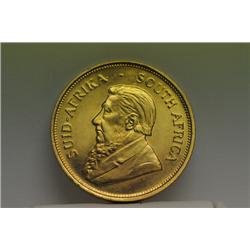 1975 GOLD BULLION SOUTH AFRICAN KRUGERRRAND  1 0Z.