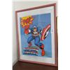 Image 1 : Captain America Framed Poster - 38" x 28"