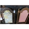 Image 2 : Antique Wood Chair w/Floral Pattern