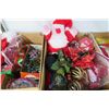 Image 2 : Shelf Lot of Christmas Décor & Wrapping Paper