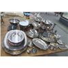 Image 1 : Lot of Silverplate Platters, Bowls, Candlestands