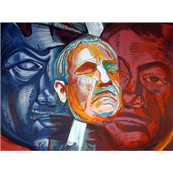 Ernst Neizvestny, Self Portrait, Lithograph