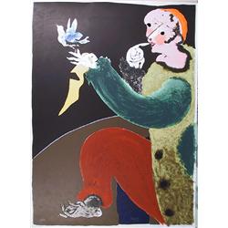 Juan Garcia Ripolles, Arlequin, Lithograph