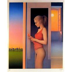 Daniel Sciora, Girl, Lithograph