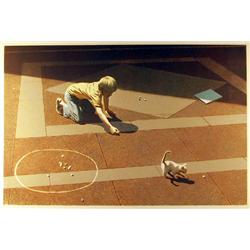 Robert Remsen Vickrey, Marbles, Serigraph