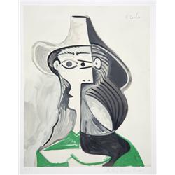 Pablo Picasso, Portrait, Lithograph 