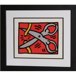 Keith Haring, Scissors, Print
