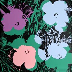 Andy Warhol, Flowers, Serigraph, Sunday B. Morning