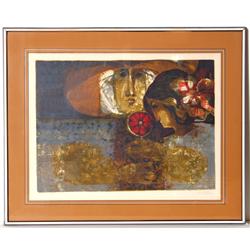 Sunol Alvar, Untitled (Couple), Lithograph