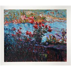 Robert Sarsony, Creek Flowers, Lithograph