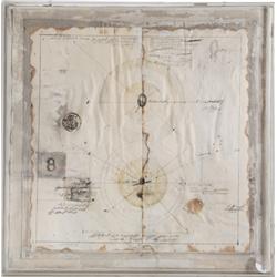 Shlomo Koren, Number 8, Ink, Watercolor and Collage 