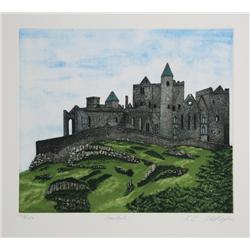 Katherine E. Gallagher, Cashel, Aquatint Etching