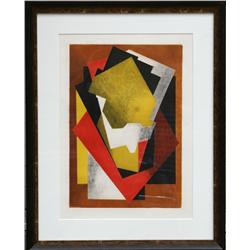 Jacques Villon, Composition, Aquatint Etching