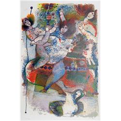 Theo Tobiasse, La Lumiere du Prophete, Lithograph 