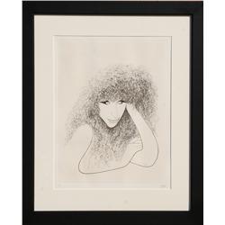 Al Hirschfeld, Barbara Streisand, Etching