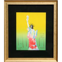 Peter Max, Statue of Liberty, Lithograph