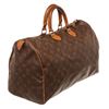 Image 2 : Louis Vuitton Brown Monogram Canvas Speedy 40cm Satchel Bag