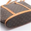 Image 4 : Louis Vuitton Brown Monogram Canvas Leather Babylone Tote Bag