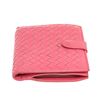 Image 4 : Bottega Venetta Pink Leather Compact Wallet