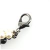 Image 3 : Chanel CC Triple Strand Bracelet Faux Pearls and Metal Black