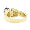 Image 3 : 1.87 ctw Blue Sapphire And Diamond Ring - 14KT Yellow Gold