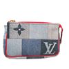 Image 1 : Louis Vuitton Blue Monogram Denim Micro Pochette Pouch