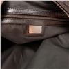 Image 8 : Fendi Black and Brown Zucchino Canvas Medium Satchel Bag