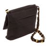 Image 3 : Ferragamo Black Canvas Chain Shoulder Bag
