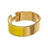 Image 2 : Hermes Yellow Wide Clic Clac Bracelet