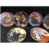 Image 2 : 8 Norman Rockwell Decorative Collector Plates