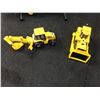 Image 5 : P&H Omega Die-cast Crane, CAT 950Loader, CAT Mini Plastic Excavator & Bulldozer