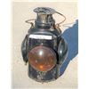 Image 1 : CNR Railroad Lantern (Blue glass is cracked)