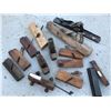 Image 4 : Vintage Planers – 1 Sm, 1 Med, 1 Lg, & 1 Metal (Union #8) Planers & Metal Knife Sharpener in Wooden 