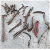 Image 1 : Body Scythe, Single Handed Scythe, Hoe, Leather Beater Sticks and Various Wooden Harnesses