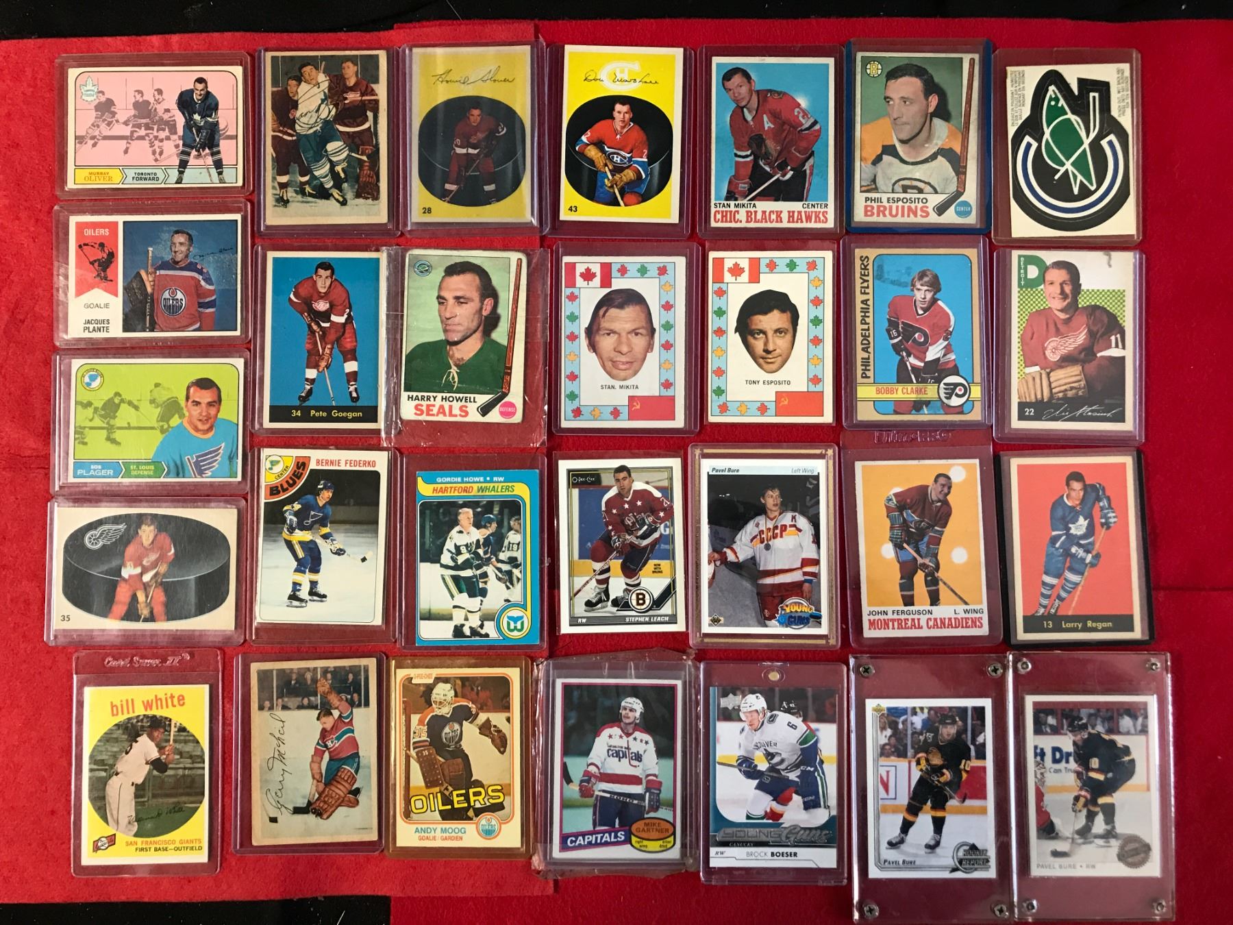 Large Variety of Sports Cards incl OCeePee Andy Moog, Signed Gerry