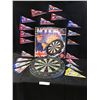 Image 1 : Nodor Dartboard & 20 Banners incl San Diego Padres, Milwaukee Brewers, NY Yankees, Detroit Tigers, 2