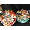 Image 3 : Disney Cartoon Classic Plates – Alice in Wonderland (1951), Three Little Pigs (1933), Fantasia (1940