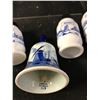 Image 5 : Delft Spice Containers, Bell & Egg Cups, Avon Pipe Shaped Perfume Bottle & Vintage Milkmaid Dutch Be