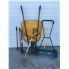 Image 1 : Scotts Push Lawnmower & Metal Wheelbarrow