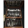 Image 3 : Silver Plate Cutlery, Wood Jasco Box, Pickle Forks