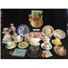 Image 1 : Japanese Teapot w Creamer & Tray, Japanese Plate, Teacups, Bowl, Porcelain, Figurine, Glass Goblet