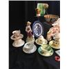 Image 3 : Japanese Teapot w Creamer & Tray, Japanese Plate, Teacups, Bowl, Porcelain, Figurine, Glass Goblet